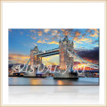 London Bridge Frameless Imprimé Canvas Art, prêt à accrocher